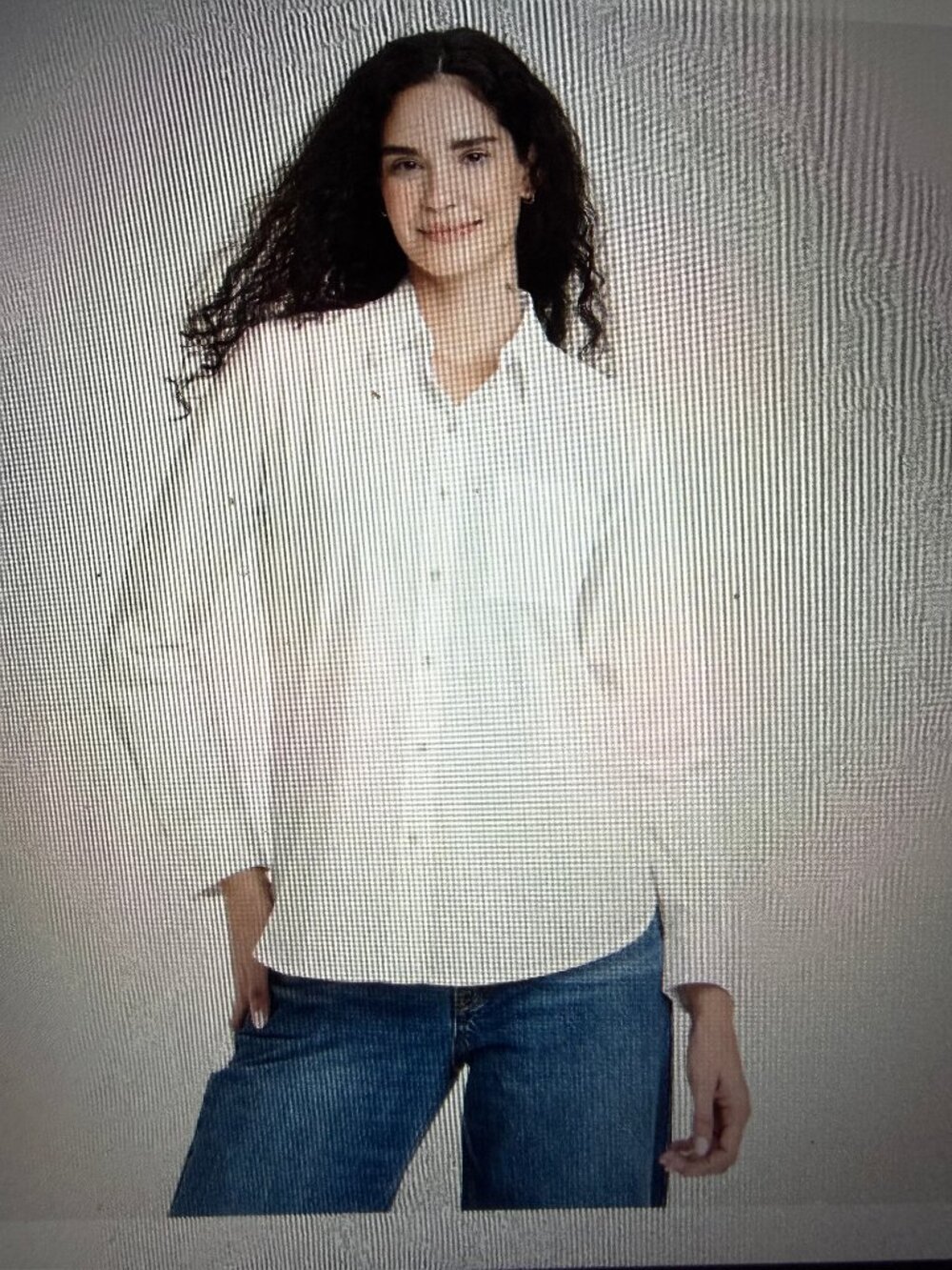A New Day Women’s Button-Down Collared Long Sleeve White Shirt Size XXL – NEW!!